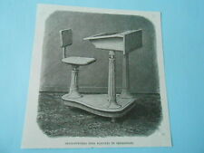Engraving 1872 desks d'occasion  Expédié en Belgium