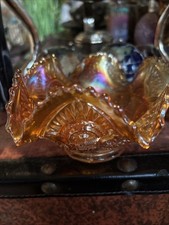 Carnival glass bowl for sale  CHESTERFIELD