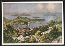 Artysta-AK Dubrovnik, Gruz, widok na odległość  na sprzedaż  Wysyłka do Poland