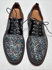 Sapatos masculinos de couro Añel Anel Collection multicoloridos feitos à mão Itália tamanho 43/10 comprar usado  Enviando para Brazil