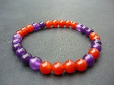 Bracelet perles améthyste d'occasion  Bordeaux-