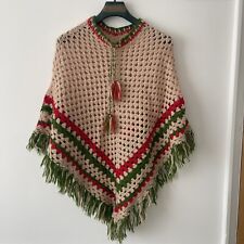 Hand crochet poncho for sale  HORNCHURCH