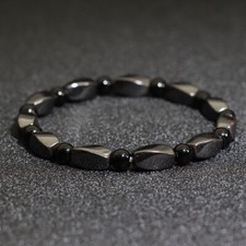 Bracelet perles hématite d'occasion  Bordeaux-