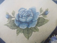 Stickvorlage rosenblüte blau gebraucht kaufen  Wuppertal