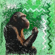 Dipinto tela.arte moderna.pop usato  Varese