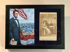 CDV da Guerra Civil Americana Presidente Abe Lincoln e Família em Vitrine 1861-65 comprar usado  Enviando para Brazil