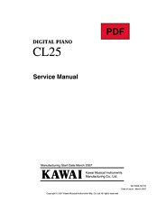 Kawai CL-25 Service Manual with Electronic Schematics comprar usado  Enviando para Brazil