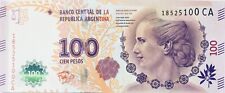 EVITA - EVA PERÓN 100 PESOS ARGENTINOS ANTIGOS NOTA COMEMORATIVA ARGENTINA A-UNC comprar usado  Enviando para Brazil