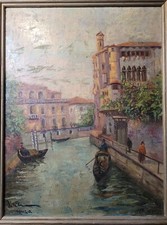 Vintage oil canvas for sale  East Bethany