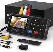 Portta VHS para conversor digital gravador de vídeo para digital com controle remoto comprar usado  Enviando para Brazil