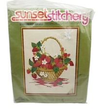 Sunset stitchery strawberry for sale  Olive Branch