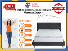 Bamboo memory foam for sale  MANCHESTER