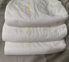 Fraldas para adultos vintage aba de fita adesiva de plástico tamanho médio (pacote com 3 amostras) comprar usado  Enviando para Brazil