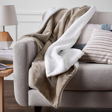 Plaid pile sherpa usato  Roma