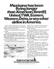 1973 mexicana airlines d'occasion  Expédié en Belgium