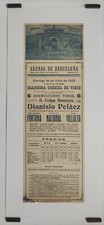 Grandiosa Corrida De Toros 1925 Plakat Oryginalny Sport Hiszpania Corrida na sprzedaż  Wysyłka do Poland