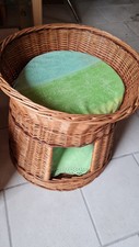 Katzenkorb höhle rattan gebraucht kaufen  Niederwerrn