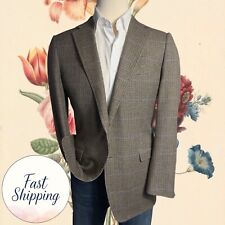 Jaqueta casaco esportivo masculina SAMUELSOHN 44L marrom lã cashmere blazer feita na Itália comprar usado  Enviando para Brazil