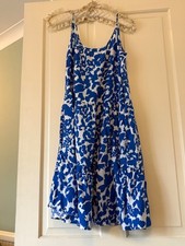 Blue floral dress for sale  REDHILL