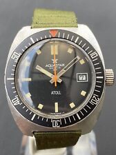Relógio de mergulho automático Aquastar Atoll 40mm aço inoxidável comprar usado  Enviando para Brazil