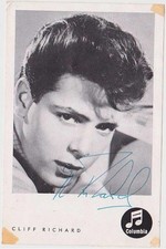 Autogrammkarte cliff richard gebraucht kaufen  Heinsberg
