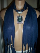 Scarf pendant crystal for sale  Rockford
