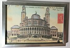 Paris Postcard Cavallini Papers & Co. Framed new unused postcard w/ vintage look, usado comprar usado  Enviando para Brazil