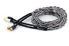 Cabo KnuKonceptz Krux Kable 2M entrelaçado 3D cobre trançado par cabo RCA 6,5 pés comprar usado  Enviando para Brazil