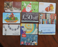 Assorted gift cards. for sale  RUISLIP