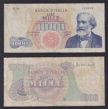 Banconota italia 1000 usato  Chieri