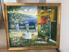 Italian cafe painting for sale  Monroe