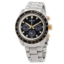 Relógio masculino Seiko Prospex Speedtimer cronógrafo mostrador preto SSC941P1 comprar usado  Enviando para Brazil