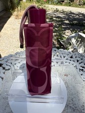 Coach signature burgundy for sale  Berryville