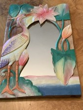 Carved wooden mirror for sale  Portsmouth