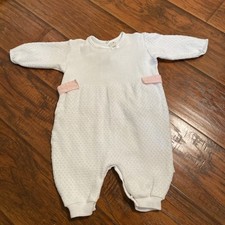Usado, Romper de malha leve feminino 18 meses algodão poli peça única branco comprar usado  Enviando para Brazil