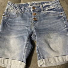 Usado, Bermuda jeans hippie menina cintura regular meninas tamanho 10 cintura ajustável 009 comprar usado  Enviando para Brazil