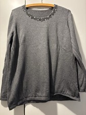 Strick pullover grau gebraucht kaufen  Hamburg