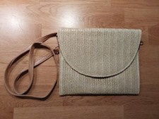 Schultertasche stroh beige gebraucht kaufen  Brilon