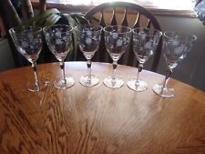 Wine etched blown for sale  Fond Du Lac