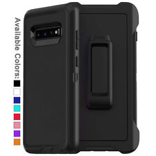 Capa série à prova de choque compatível com clipe de cinto defensor para Galaxy S10 + Plus S10e comprar usado  Enviando para Brazil