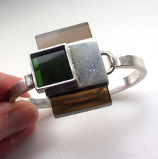 Brutalist bauhaus cuff d'occasion  Expédié en Belgium