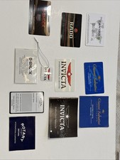 Watch warranty cards for sale  PRESTATYN