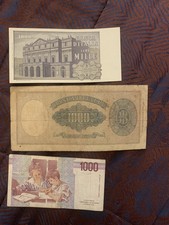 Lotto banconote italiane usato  Borgo Virgilio