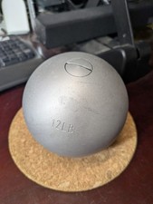 Bola de aço inoxidável 12 lb precisão campo de pista doze libras prata, usado comprar usado  Enviando para Brazil