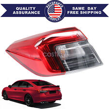 Para 2022-2024 Honda Civic Sedan lâmpada traseira de LED lanterna traseira lateral do motorista 33550T20A01 comprar usado  Enviando para Brazil