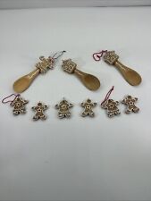 Gingerbread ornaments christma for sale  SWINDON