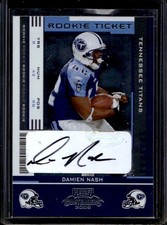 2005 Playoff Contenders Damien Nash Rookie RC Auto #125 Titans comprar usado  Enviando para Brazil