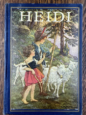 HEIDI by Johanna Spyri 1924 Winston Ed. Clara M Burd Illustrations HC ALL PLATES, usado comprar usado  Enviando para Brazil