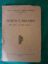 Scritti discorsi dal usato  Italia