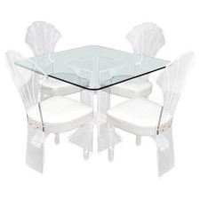 Set lucite dining for sale  USA